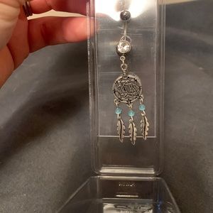 Dreamcatcher belly button ring
